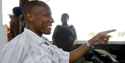 Portrait of Fr Felix in Haiti