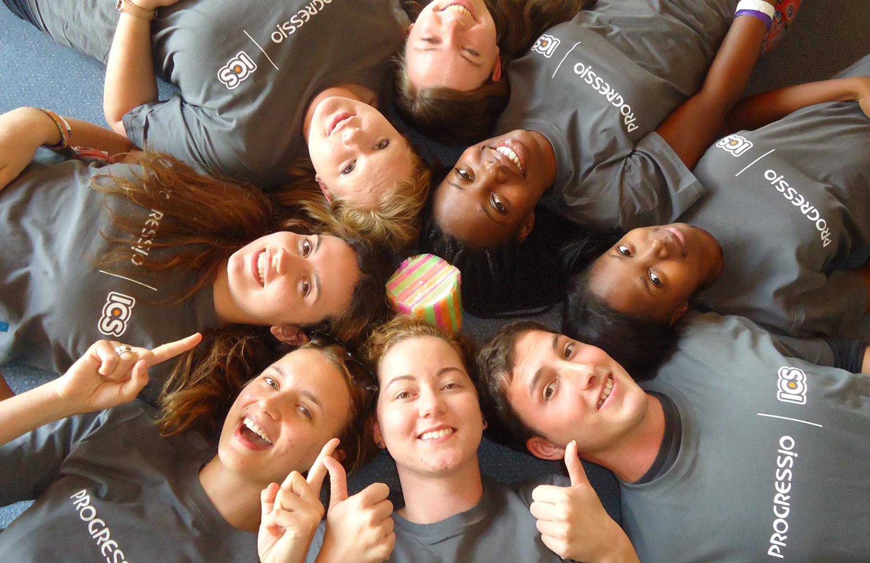 Volunteers at pre-departure training Pre-departure training