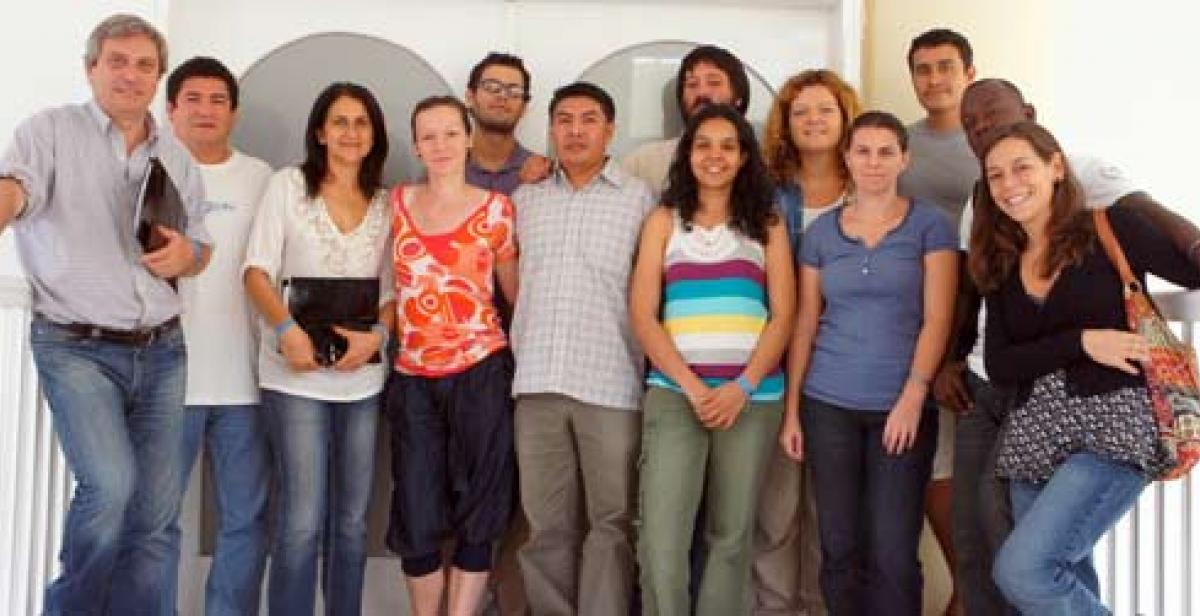 Progressio staff and Development Workers in the Dominican Republic and Haiti.