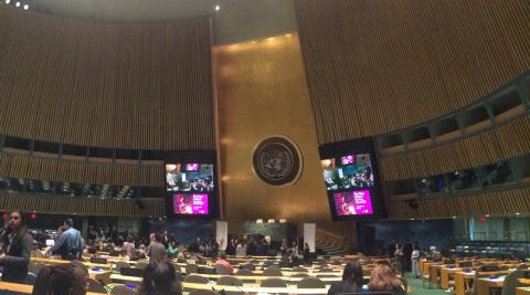 UN General Assebly Hall during the CSW 60 UN General Assebly Hall during the CSW 60
